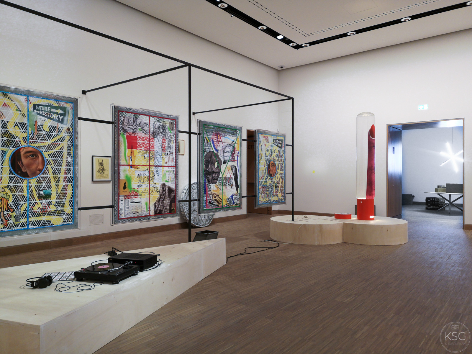 photo of a contemporary art exhibition